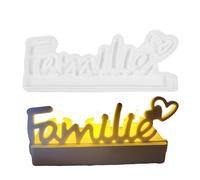 Mppchhn German Silicone Mold | German Word Slogan Resin Molds Silicone | Inspirational Letter Mould Elegant Smooth Craft for Mother's Day Birthday Children's Day Holidays