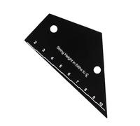 Mppchhn Guitar Action Gauge - Quick Setup Precision - Electric Guitar String Ruler Setup Tools - for Fret Leveling Adjustment Acoustic Bass Violin Instrument Repair