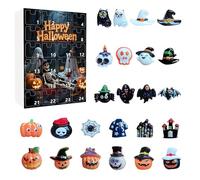 Mppchhn Halloweens Countdown Calendar | Halloweens Calendar Advent 2025,Mini Toys Doll Horror Collectible for Men Kids Kitchen Adults Teen Girls Home Women Boys