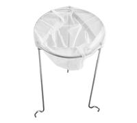 Mppchhn Jelly Strainer Stand with Bag,Reusable Jelly Strainer Set | Reusable Nylon Mesh Filter Tool with 3 Hook Legs for Jam Food Tea Yogurt Kitchen Cooking Canning Juicing Straining Juice Homemade