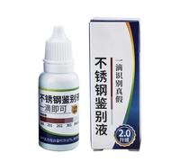 Mppchhn Liquid Stainless Steel Test, 15ml Analysis Solution for Tableware, Stainless Steel Detection Reagent for Industrial Equipment, Tableware Testing Agent