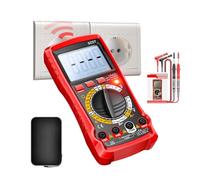 Mppchhn Multimetro Digital Professional, Car Battery Analyzer Kit, Ohm Volt Amp Meter, for Outlet Circuit Automotive Electrical Applications Home Garage Workshop Industrial