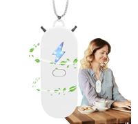 Mppchhn Neck Air Purifier - Wearable Portable Personal Air Purifier,Negative Ion Generator Portable Filter for Purifying Peculiar Smell in Car Kitchen Outdoor Sports Party