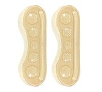 Mppchhn Pads for Heels - 2 Piece Comfort Grips Inserts Filler Foot - Self-Adhesive Heel Cushion Pads for Big & Loose Shoes | for Blisters Rubbing Work School Dating Men Women