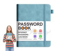 Mppchhn Password Keeper Book, Website Password Organizer Book With Alphabetical Tabs, Small Record Notebook For Account Details, Sensitive Data, Website Logins
