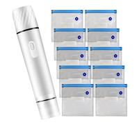 Mppchhn Snack Bag Sealer - 800Mah Vacuum Sealing Machine | Compact Handheld Resealer for Meal Prep Freezer Packaging Leftover Kitchen Travel Camping Home
