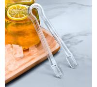 Mppchhn Tongs for Serving Food,Buffet Serving Tongs - Transparent Multi-Purpose Non-Slip Utensils for Parties Kitchen Snacks Salads Decorating Cakes Buffets Appetizers Desserts Finger Foods