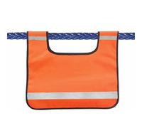 Mppchhn Winch Damper,High Visibility Orange Safety Blanket with Pocket | Winch Cable Cushion Recovery Dampener,for Road Rescue Outdoor Trucks Car Towing Equipment