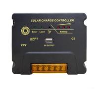 MPPT Solar Charge Controller 10A 20A 30A Compatible with 12V 24V Battery Systems Featuring Adaptive Voltage Identification (30A)