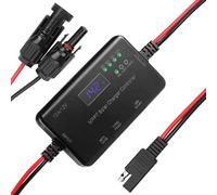 MPPT Solar Charge Controller, 12V 10A Solar Panel Regulator, with USB and typeC output,Anti Reverse Protection (AGM/GEL/LiFePO4) for RV, Boats, Camping