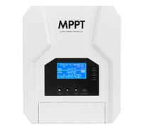MPPT Solar Charge Controller 40A High Efficiency Aluminium Alloy Solar Panel Regulator with Multiple Protections for Outdoor Power Station RV Yacht