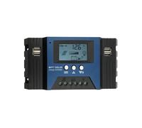 MPPT Solar Charge Controller Auto Solar Panel Controller Battery Smart Regulator 12/24V 4 USB Output 30A/40A/50A/60A/100A(40A)