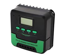 MPPT Solar Charge Controller LCD Screen Solar Panel Regulator 12V 24V Adaptive 5V 3A USB Output for Off Grid PV System with Dual Fan Cooling and Advanced Tracking Technology (10A)