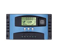 MPPT Solar Current Manager 12V 24V | 3 Stage Regulation & Full Coverage for Solar Panel Battery | Industrial Chip with LCD Display & Security Features (40A)