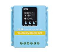 MPPT Solar Panel Charging Regulator Auto Solar Charging Battery Intelligent Regulator for Electronic Device Easy to Use MPPT Controller with Lcd Display