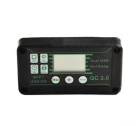 MPPT Solar Panel Controller with Built-In Digital Display Providing Real-Time Data on Charging Efficiency and Battery Health (30A)