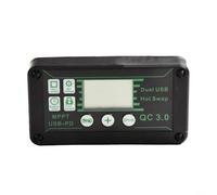 MPPT Solar Panel Controller with Built-In Digital Display Providing Real-Time Data on Charging Efficiency and Battery Health (100A)