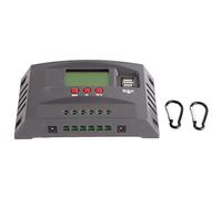 MPPT Solar troller, 12V 24V Solar Controller with LCD Di, Auto Tracking Charging Regulator for Panel System, RV, Yacht, Street Lamp, Includes 2 USB Ports (10A)