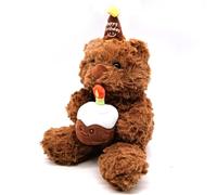 MPQDFG Teddy Bear Stuffed, 30cm/12 Inch Teddy Bear Birthday Bear Doll Soft Toys, Stuffed Animals, Animal Plush Toy for Valentine Day, Gifts for Girlfriend Boyfriend (Cake Bear)