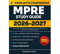 MPRE Study Guide 2026-2027: Complete Review with 900 Practice Questions, 15 Full-Length Exams, and Clear Explanations to Achieve Exam Mastery