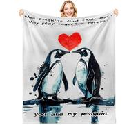 Mprocen Anniversary Wedding Gifts for Her Him, Wife Blanket from Husband, Soft Flannel Blanket I Love you Flannel Blanket for Valentine's Day Wedding Anniversary Birthday 130 * 150cm (Style A)