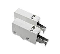 Mprofi MT® 2 Pieces | Cabinet Wall Hangers | Adjustable Cupboard Mounting Brackets | Heavy Duty Cabinet Suspension Set up to 50 kg | White Steel & Plastic Cabinet Hangers