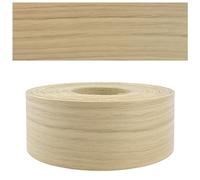 Mprofi MT® Real Wood Veneer Edging Banding | Oak | 45mm x 5m | Edge Tape | Iron-On Edge Trim with Hot Melt Adhesive | Durable & Easy to Apply for Furniture, Shelves & Worktops