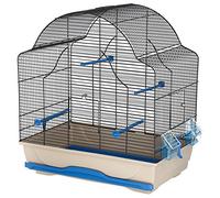 MPS Gabbia Daisy Bird Cage, 56 x 36.5 x 62 cm, Blue/Grey