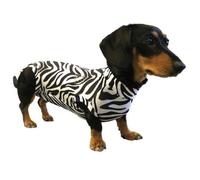 MPS Medical Pet Shirt Dog, Surgery Recovery Suit, Zebra-Print, XX-Small