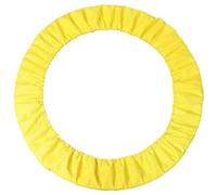 MPYEKP Replacement Trampoline Safety Pad Mat, Trampoline Edge Protection, Waterproof and Tear-Resistant Trampoline Safety Spring Cover Round Frame Pad(Yellow,48in)