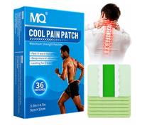 MQ Cool Pain Relief Patches, 36 Count Natural Herbal Cooling Targeted Pain Relief for Muscle & Joint, Drug Free Cooling Patches for Neck, Back, Knee, Shoulder, Ultra Thin Cooling Soothing Plasters