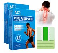 MQ Cool Pain Relief Patches, 72 Count Natural Herbal Cooling Targeted Pain Relief for Muscle & Joint, Drug Free Cooling Patches for Neck, Back, Knee, Shoulder, Ultra Thin Cooling Soothing Plasters