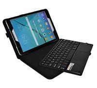 MQ for Galaxy Tab S2 9.7 - Bluetooth Keyboard Case with Touchpad Samsung Galaxy Tab S2 LTE SM-T815 SM-T819 | Case with Keyboard for Tab S2 WiFi SM-T810, SM-T813 | Layout German QWERTZ