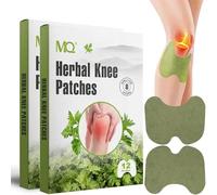MQ Pain Relief Patches, Wormwood Knee Pain Patch Paste, Heat Patches for Arthritis Pain Relief and Inflammation, Warming Herbal Plaster Pain Patches, Long Lasting Relief of Joint Pains 2 Pack