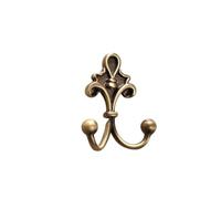 Mq5rB8u1 Brass Wall-Mounted Coat Rack, Suitable for Shoe Cabinets, Wardrobes, and The Backs of Wardrobe Doors(Brass)