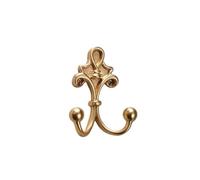 Mq5rB8u1 Brass Wall-Mounted Coat Rack, Suitable for Shoe Cabinets, Wardrobes, and The Backs of Wardrobe Doors(Gold)