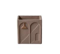 Mq5rB8u1 Cement Planters: Simple, Creative, And Unique Planters For Pothos-Square Vintage-Style Planters(Bruin,Small)