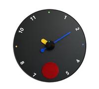 Mq5rB8u1 Living Room Modern minimalist silent wall clock battery powered mix and match Clear and easy to read(Black)