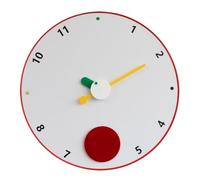 Mq5rB8u1 Living Room Modern minimalist silent wall clock battery powered mix and match Clear and easy to read(White)