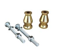 MQAIBENG 2PCS 1/700 1/350 1/1000 Scale Ship Model Display Column Screw Diameter 0.3cm/0.6cm Copper Pedestal Support Pillars Kit DIY Tools(For 1 to 350)