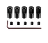 MQAIBENG 5PCS Steel RC Motor Sleeve Adapter Pinion Shaft Aperture from 5mm To 3.175mm for RC Model Car Boat Plane 3650 550 540 Motor