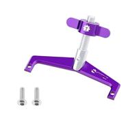 MQAIBENG Aluminum Spare Tire Rack Wheel Holder For Axial 1/8 AXP8 Gilamon Trail Buggy Upgrade(Purple)