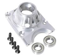 MQAIBENG Compatible with GT-BRacing 1/5 RC Car LO-SI 5IVE T Metal Aluminum 5T Clutch Bell Carrier Upgrade accessories(Silver)