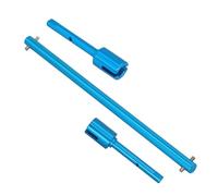 MQAIBENG Compatible with T-amiya TT02 TT02B Metal Aluminum Alloy Main Drive Propeller Central Drive Shaft Remote Control Car Upgrade Parts Accessories(Blau)