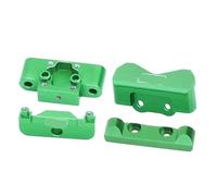 MQAIBENG Metal Aluminum Alloy Front Rear Bulkhead Pin Mount LOS-1761 For LOSI 1/24 Micro-B 2WD Buggy RTR LOS00007 Upgrade Accessories(grn)