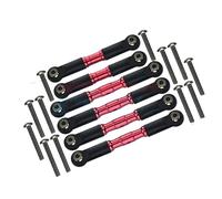 MQAIBENG Metal Bold Tie Rod Combo AR330535 + AR330470 For ARRMA 1/10 Granite Big Rock Crew VORTEKS Senton 4X4 3S Upgrade Parts(Rot)