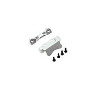 MQAIBENG RC Car Metal Upgrade Parts Rear Arm Firmware Fit for W-ltoys 244016 LO-SI Micro-B 1/24 Remote Control Car Accessories(Silver)