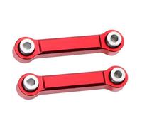 MQAIBENG Zero Gap Metal Steering Group Assembly With 10 Steel Bearings Linkage For 1/14 M-JX 14301 14303 14304 Upgraded Version(Linkage Red)
