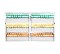 MQDLJSE Secure Key Storage Cabinet with S Lock Box for Property Management Wall Mounted Organizer with Colorful Tags for Apartments Car Dealerships Color: 72