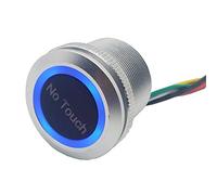 MQEIANG 304 stainless steel IP68 Waterproof long Contacless No Touch Infrared Door Exit Button (Color : Blue)